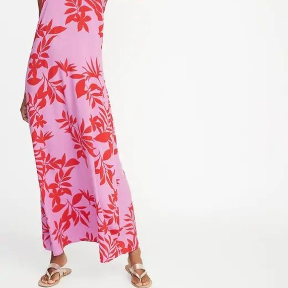 Old Navy V-Neck Maxi Shift Dress for Women New - Picture 3 of 3